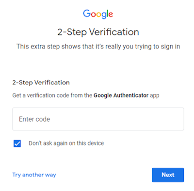 Google 2FA: If you are having trouble logging in to your account