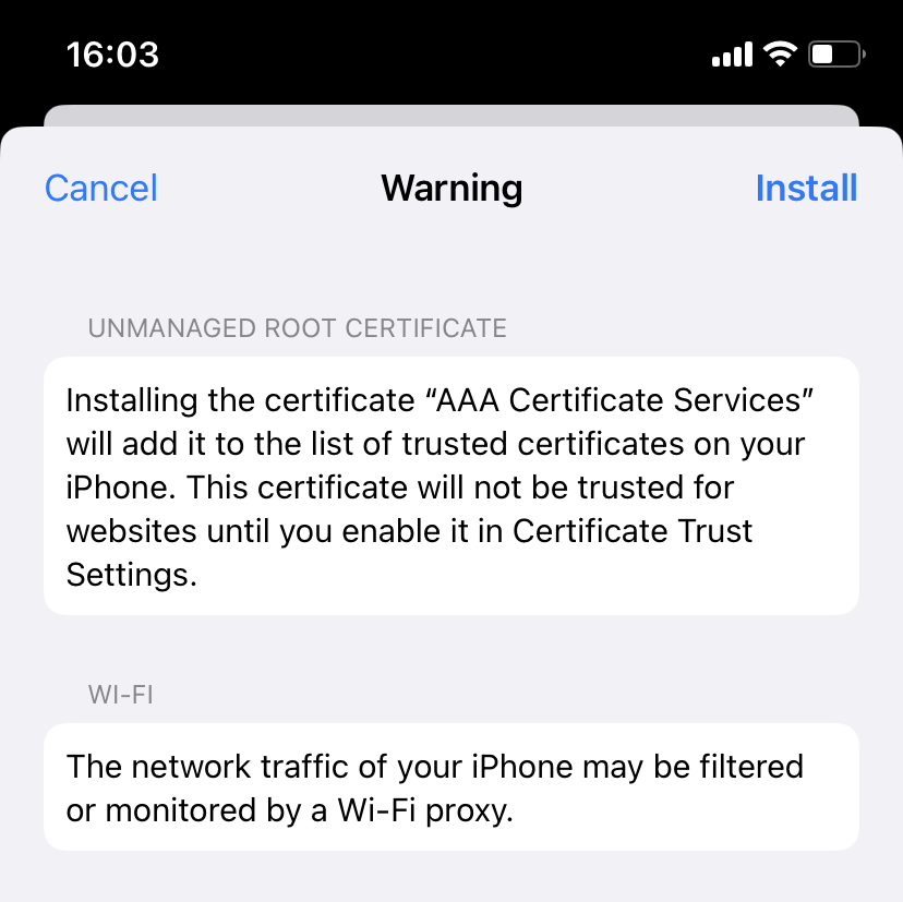 Wifi Connecting iOS/iPadOS (iPhone and iPad) automatic setup IT