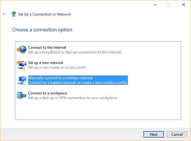 Wifi: Connecting Windows 10/11 - manual setup