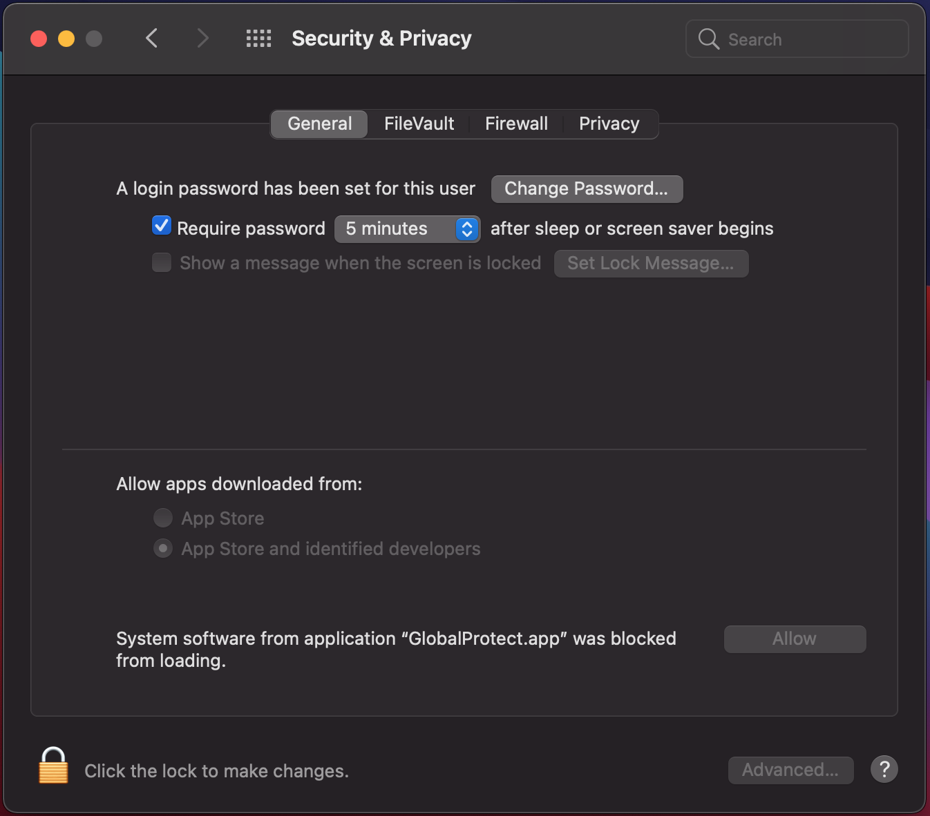 VPN GlobalProtect on Mac IT Services support guides and answers, University of York