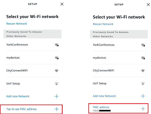 How to connect alexa to hot sale wifi with username and password