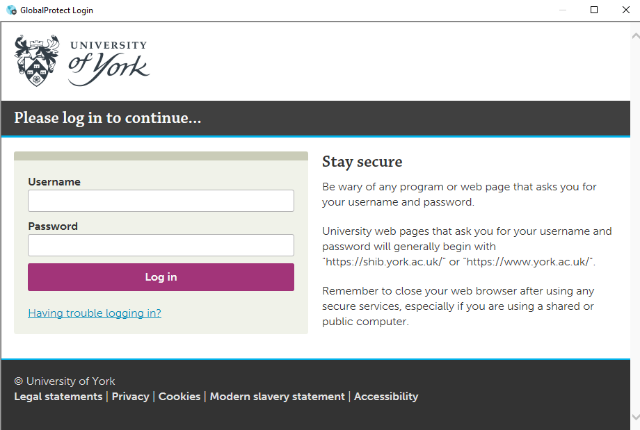 VPN: GlobalProtect on Windows | IT Services: guides, troubleshooting ...